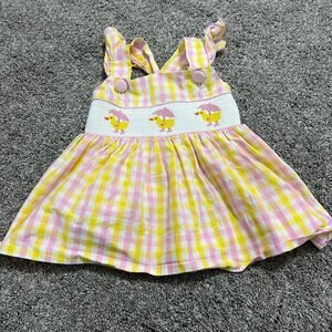 Saving Grace Smocks Girl Duck Smocked Tank size 4